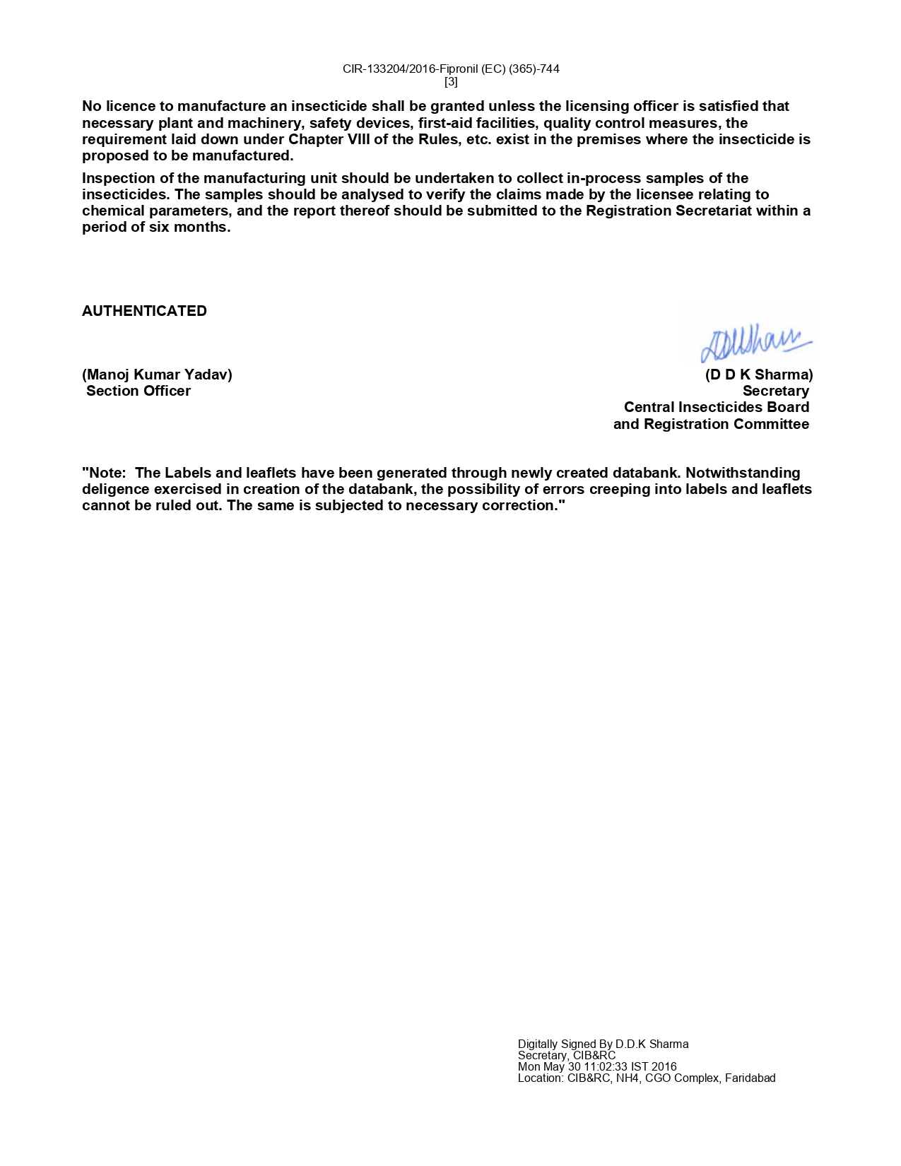 Fipronil 2.92 EC Certificate_page-0003